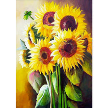 Load image into Gallery viewer, Sunflowers - Full Drill Diamond Painting