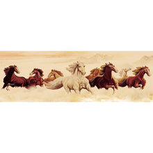 Load image into Gallery viewer, Running Horses - Full Drill Diamond Painting - 80x30cm