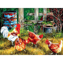 Load image into Gallery viewer, Countryside Chick - Full Drill Diamond Painting