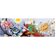 Load image into Gallery viewer, Peace Peacock - Full Drill Diamond Painting - 80x30cm