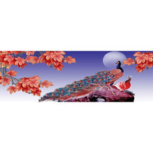 Load image into Gallery viewer, Red Peacock - Full Drill Diamond Painting - 80x30cm