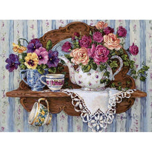 Load image into Gallery viewer, Flower - Full Drill Diamond Painting
