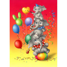 Load image into Gallery viewer, Elephant - Full Drill Diamond Painting
