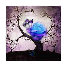 Load image into Gallery viewer, Love Tree Butterfly Flower - Full Drill Diamond Painting
