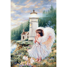 Load image into Gallery viewer, Castle Girl - Full Drill Diamond Painting