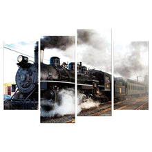 Load image into Gallery viewer, 4-pictures Train - Full Drill Diamond Painting - 80x40cm