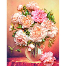 Load image into Gallery viewer, Flower - Full Drill Diamond Painting - 55x45cm