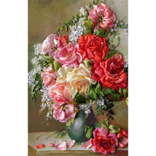 Load image into Gallery viewer, Flower - Full Drill Diamond Painting - 60x40cm