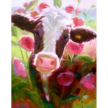 Load image into Gallery viewer, Cow - Full Drill Diamond Painting