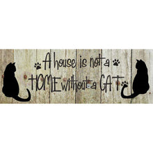 Load image into Gallery viewer, Cat - Full Drill Diamond Painting - 80x30cm