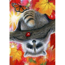 Load image into Gallery viewer, Cute Racoon - Full Drill Diamond Painting