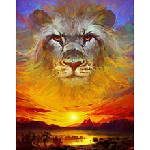 Load image into Gallery viewer, Lion Sunset - Full Drill Diamond Painting