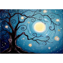 Load image into Gallery viewer, Moon Tree - Full Drill Diamond Painting