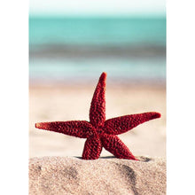 Load image into Gallery viewer, Beach seastars - Full Drill Diamond Painting