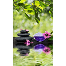 Load image into Gallery viewer, Flower Stone - Full Drill Diamond Painting - 30x48cm