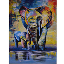 Load image into Gallery viewer, Elephant - Full Drill Diamond Painting