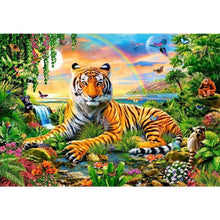 Load image into Gallery viewer, Tiger - Full Drill Diamond Painting