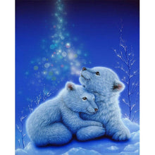 Load image into Gallery viewer, Little polar bears - Full Drill Diamond Painting