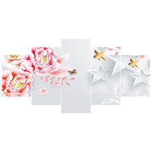 Load image into Gallery viewer, 5-pictures Flower - Full Drill Diamond Painting - 95x45cm