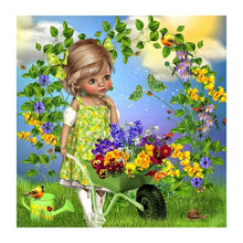 Load image into Gallery viewer, Girl - Full Drill Diamond Painting