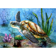 Load image into Gallery viewer, Sea Turtle - Full Drill Diamond Painting