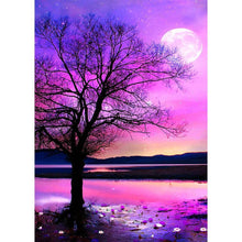 Load image into Gallery viewer, Purple Scenery - Full Drill Diamond Painting
