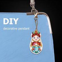 Load image into Gallery viewer, 5pcs Matryoshka DIY Keychain
