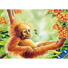 Load image into Gallery viewer, Monkey - Full Drill Diamond Painting