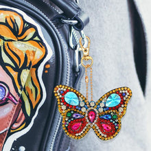 Load image into Gallery viewer, 6pcs Butterfly DIY Keychain