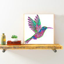 Load image into Gallery viewer, Hummingbird-Special Shaped Crystal Diamond Painting-30*30cm