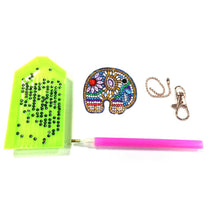 Load image into Gallery viewer, 5pcs Elephant DIY Keychain