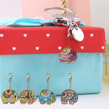 Load image into Gallery viewer, 5pcs Elephant DIY Keychain