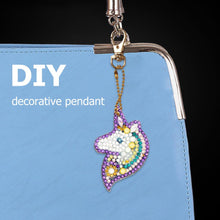 Load image into Gallery viewer, 5pcs Unicorn DIY Keychain