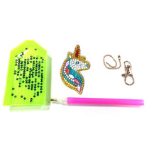 Load image into Gallery viewer, 5pcs Unicorn DIY Keychain