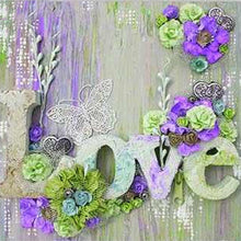 Load image into Gallery viewer, LOVE - Full Drill Diamond Painting