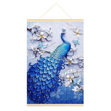 Load image into Gallery viewer, Hanging Peacock - Full Drill Diamond Painting - 40x60cm