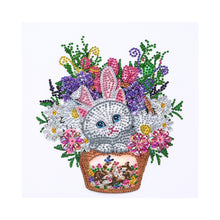 Load image into Gallery viewer, Bunny Cat-Special Shaped Crystal Diamond Painting-30*30cm