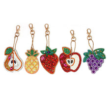Load image into Gallery viewer, 5pcs Fruit DIY Keychain