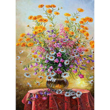 Load image into Gallery viewer, Flowers - Full Drill Diamond Painting