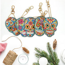 Load image into Gallery viewer, 5pcs Skull DIY Keychain