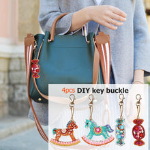 Load image into Gallery viewer, 4pcs Trojan Candy DIY Keychain