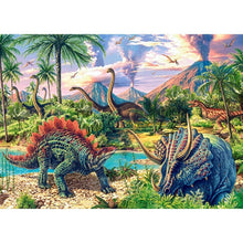 Load image into Gallery viewer, Dinosaur World - Full Drill Diamond Painting