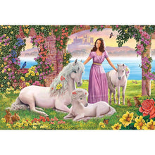 Load image into Gallery viewer, Beauty and Horse - Full Drill Diamond Painting