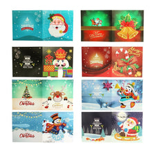 Load image into Gallery viewer, 8pcs/set Christmas Greeting Cards Diamond Painting
