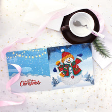 Load image into Gallery viewer, 8pcs/set Christmas Greeting Cards Diamond Painting