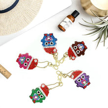 Load image into Gallery viewer, 5pcs Christmas Penguin DIY Keychain