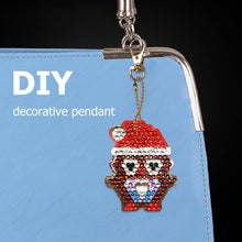 Load image into Gallery viewer, 5pcs Christmas Penguin DIY Keychain