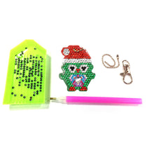 Load image into Gallery viewer, 5pcs Christmas Penguin DIY Keychain