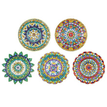 Load image into Gallery viewer, 5pcs Mandala DIY Keychain