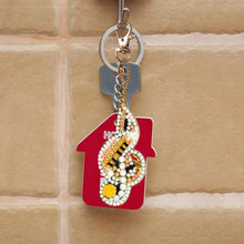 Load image into Gallery viewer, 5pcs Note DIY Keychain